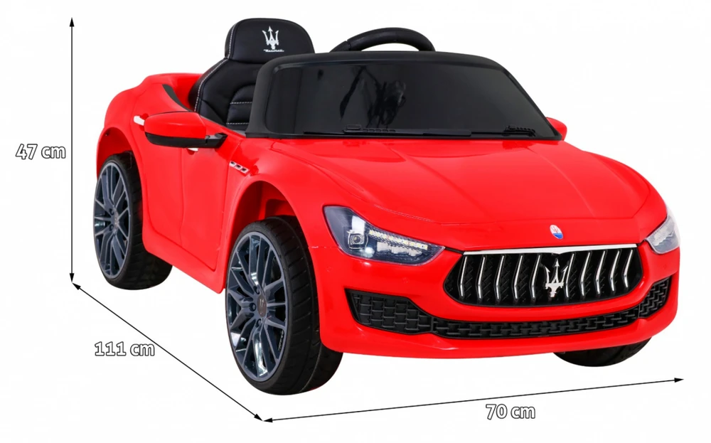 Ramiz Elektrinė mašina vaikams Maserati Ghibli raudonos spalvos