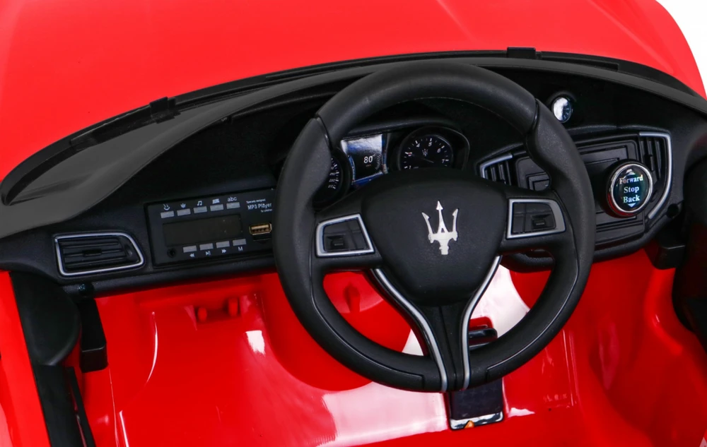 Ramiz Elektrinė mašina vaikams Maserati Ghibli raudonos spalvos