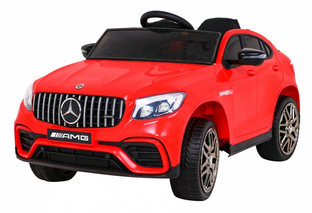 Ramiz Elektromobilis Mercedes Benz GLC63S 4x4, Raudona