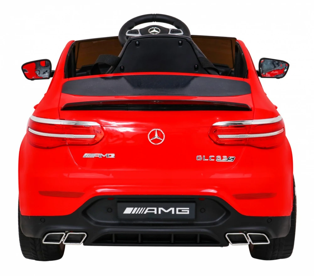 Ramiz Elektromobilis Mercedes Benz GLC63S 4x4, Raudona