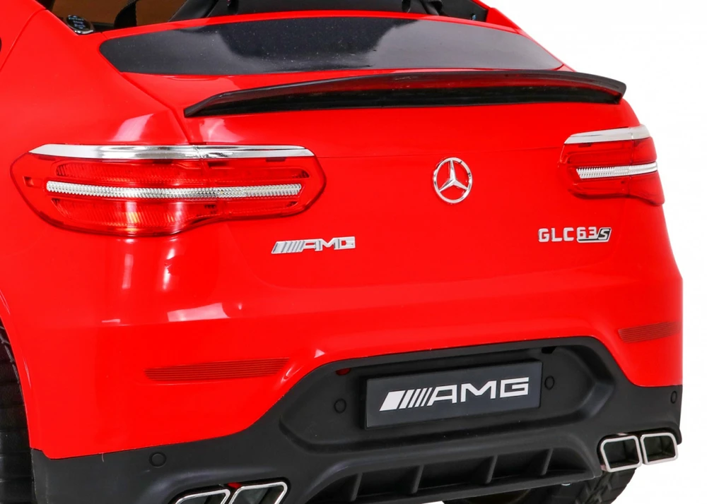 Ramiz Elektromobilis Mercedes Benz GLC63S 4x4, Raudona