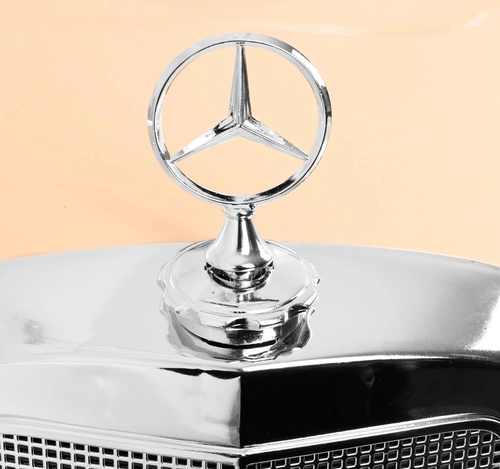 Ramiz Elektromobilis Mercedes Benz 300S Retro, lakuotas juodas