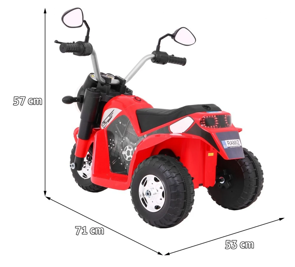 Ramiz Vehicle MiniBike raudonos spalvos