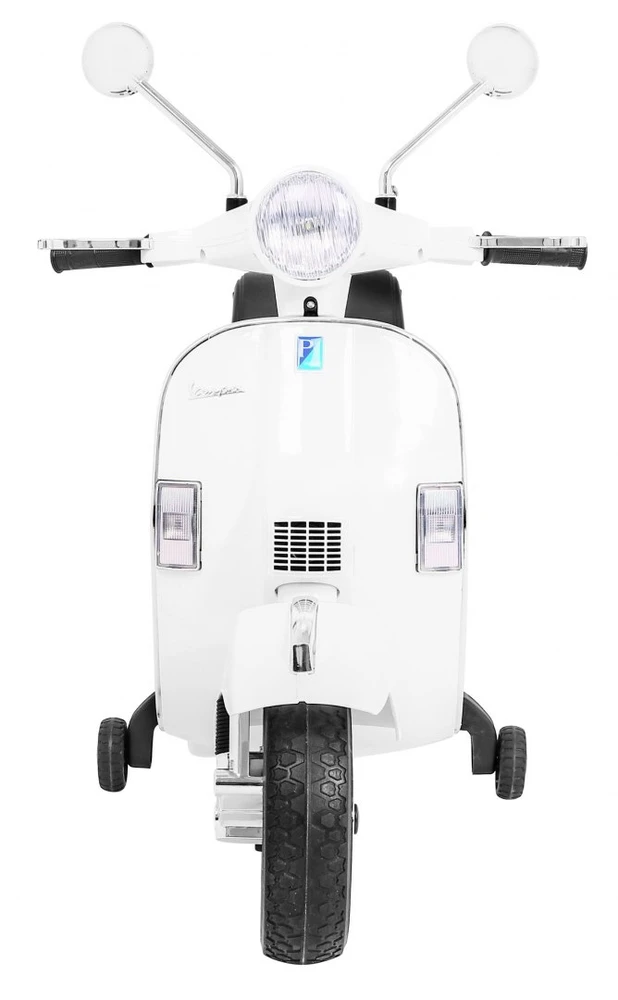 Ramiz Elektrinis motoroleris vaikams Vespa, Baltas
