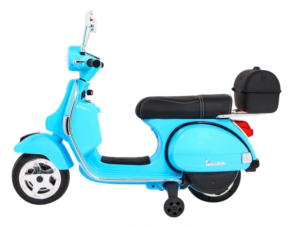 Ramiz Mėlyna Elektrinis motoroleris vaikams Vespa, Mėlyna