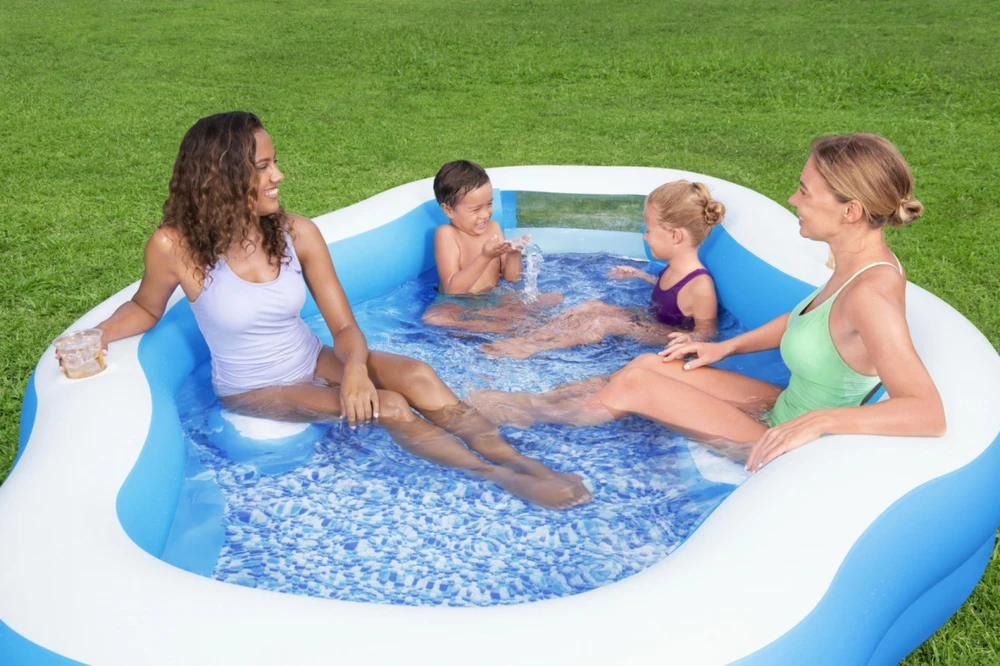 Bestway Baseinas Splashview, mėlynos ir baltos spalvos, 270x198x51cm