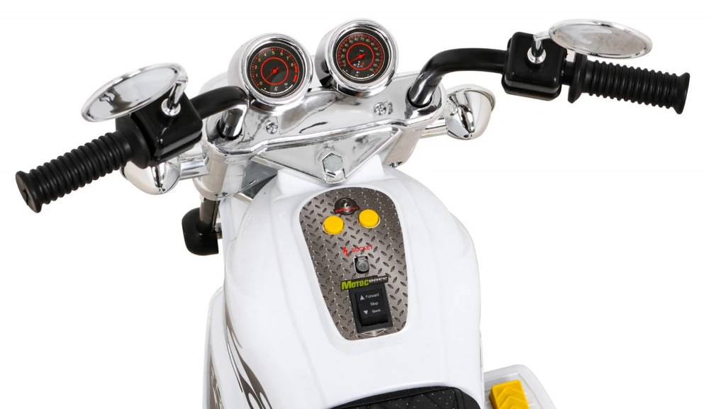 Ramiz Elektrinis motociklas Hot Chopper, Baltas