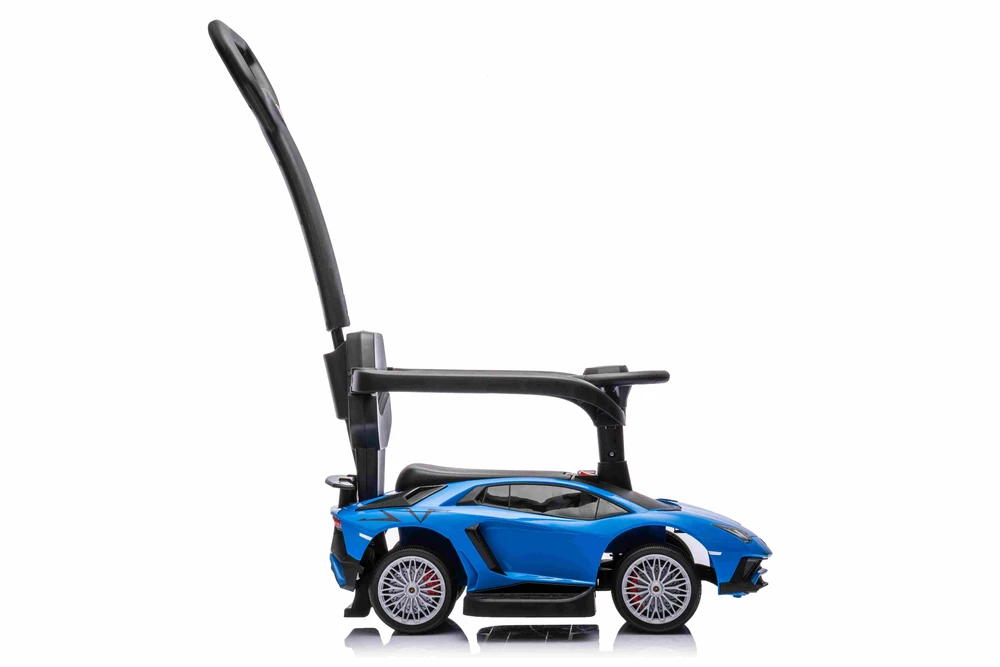 Ramiz Vaikiškas Lamborghini Aventador SV elektrinis triratukas su garsais ir LED šviesomis, iki 30 kg, juodas