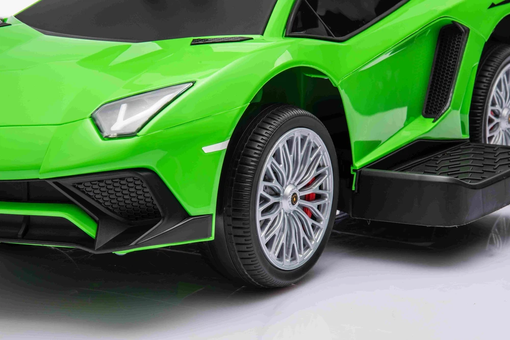 Roger Vaikiškas Lamborghini Aventador SV elektrinis triratukas su garsais ir LED šviesomis, iki 30 kg