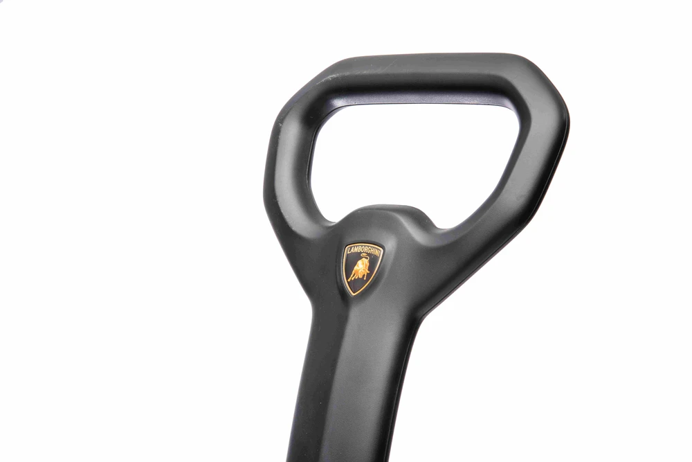 Ramiz Vaikiškas Lamborghini Aventador SV elektrinis triratukas su garsais ir LED šviesomis, iki 30 kg, juodas