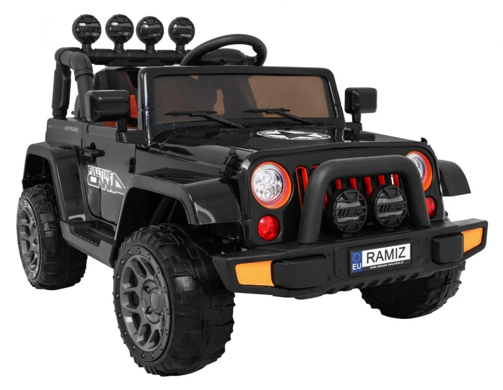 RAMIZ Elektromobilis Full Time 4WD 4x4, Juodas