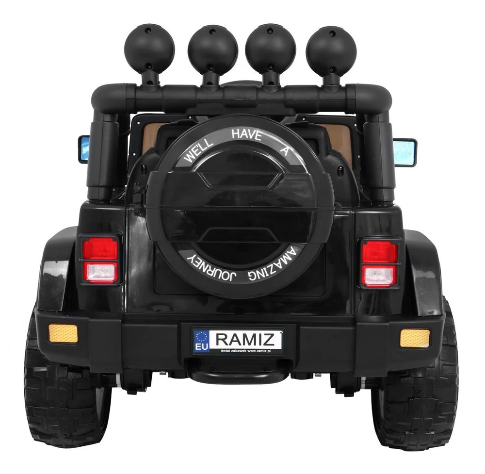 RAMIZ Elektromobilis Full Time 4WD 4x4, Juodas