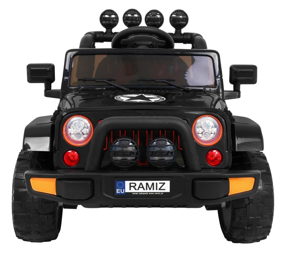 RAMIZ Elektromobilis Full Time 4WD 4x4, Juodas