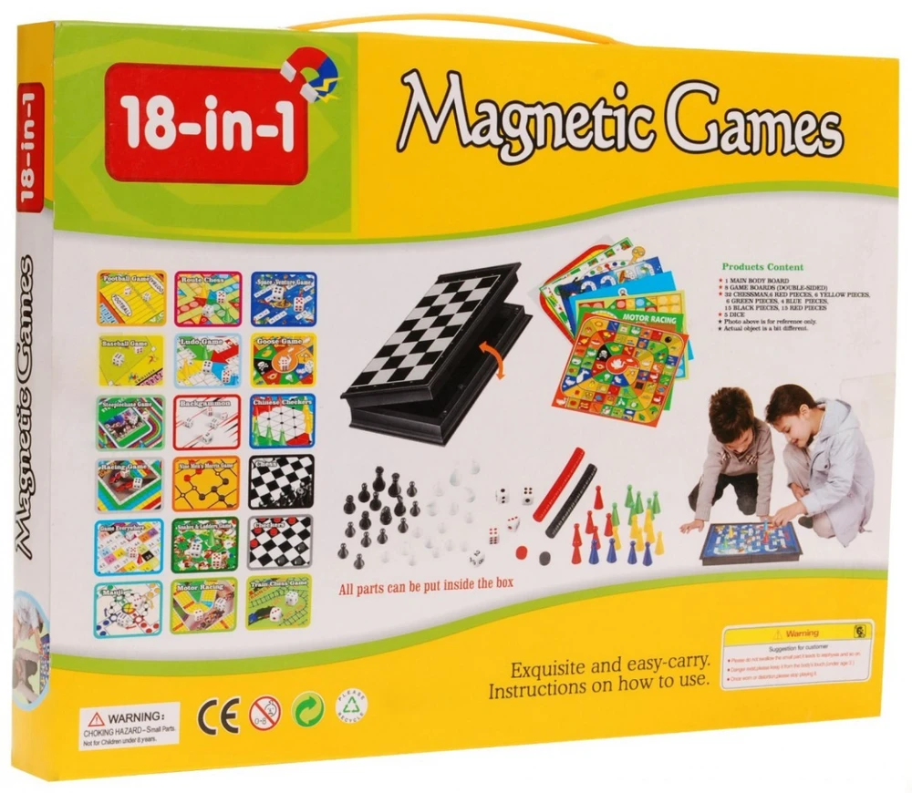 Ramiz Ricokids Stalo žaidimų rinkinys 18in1