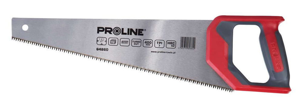 Rankinis pjūklas "Proline" 400 mm, 7z c., 3 aštrių briaunų. Turbocut
