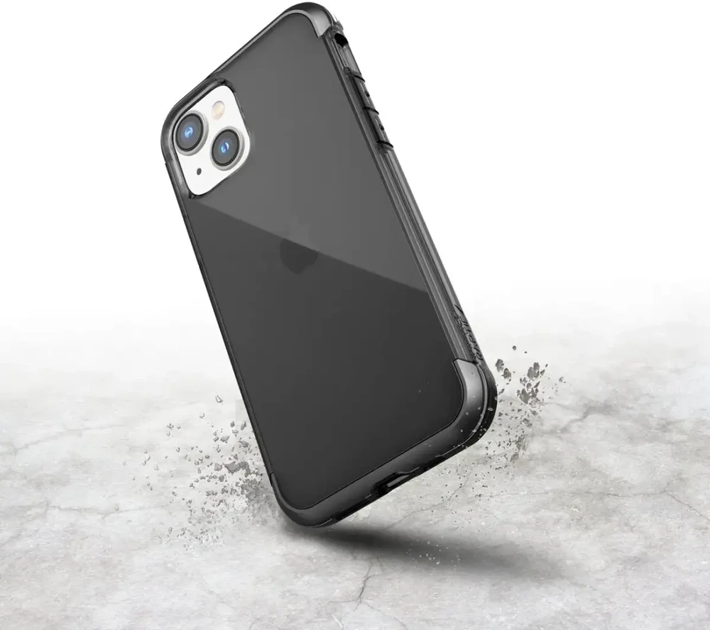 Raptic X-Doria Air Apple iPhone 14 armored dėklas telefonui pilkos spalvos