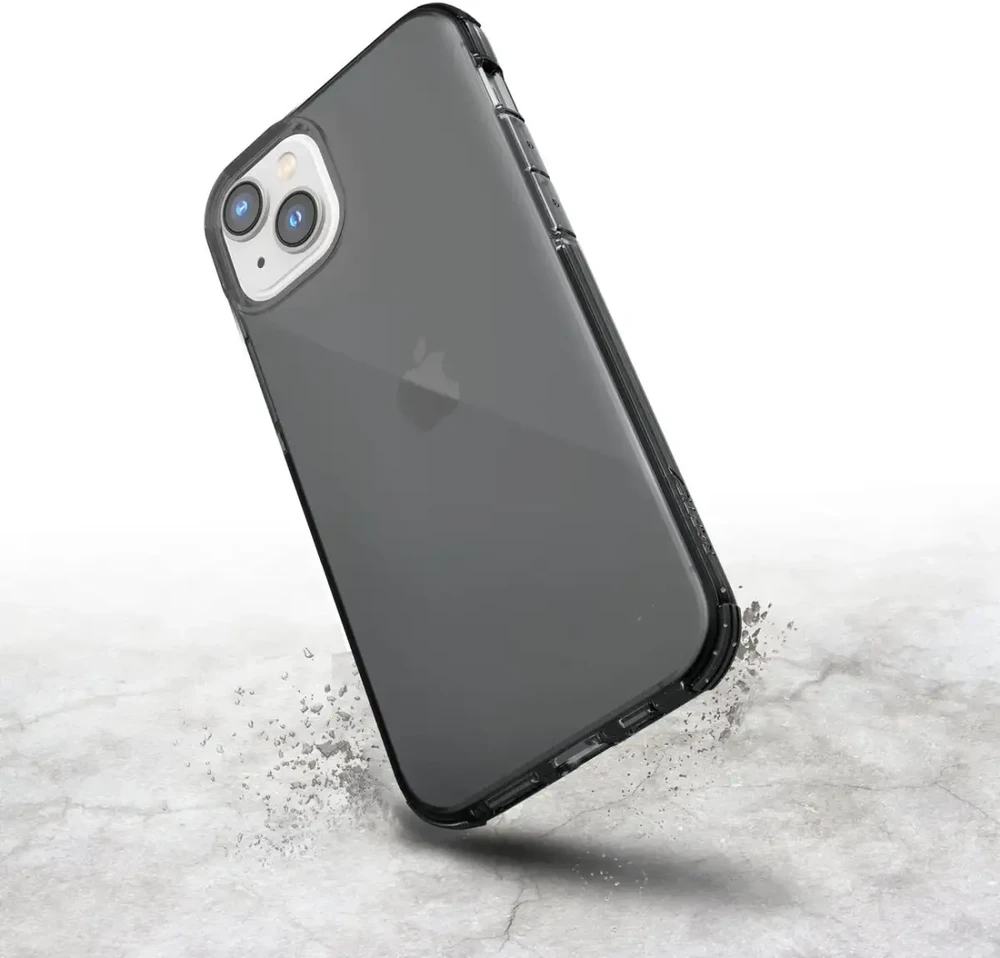 Raptic X-Doria Clear Apple iPhone 14 Plus armored dėklas telefonui pilkos spalvos