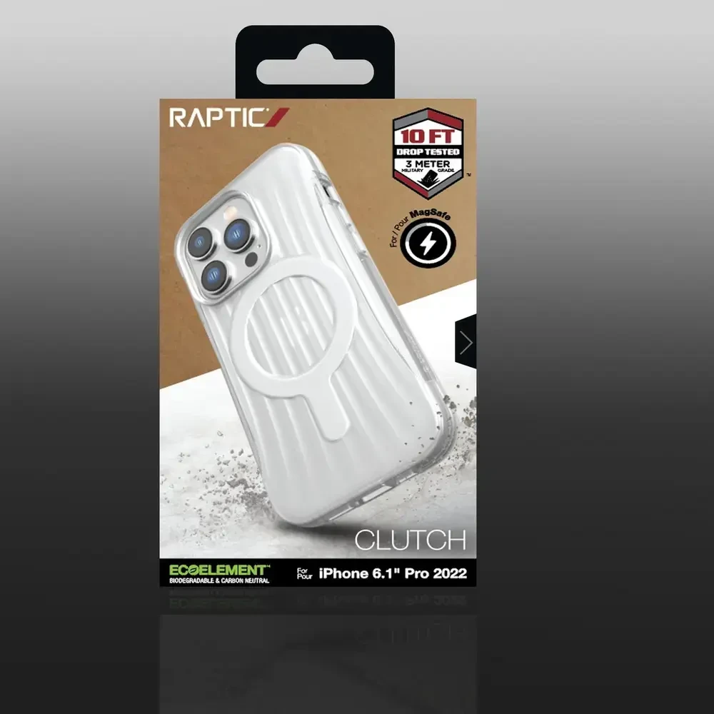 Raptic X-Doria Clutch Apple iPhone 14 Pro su MagSafe dėklas telefonui mėlynos spalvos