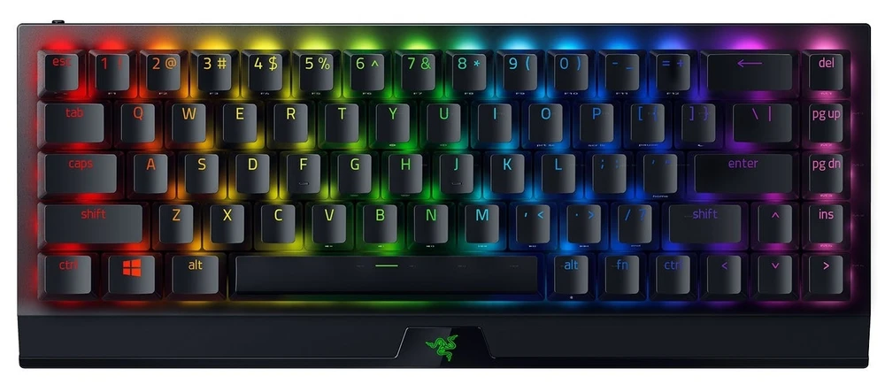 Belaidė 65% Klaviatūra Razer BlackWidow V3 Mini HyperSpeed su Razer Chroma RGB, Green Switch, US išdėstymas