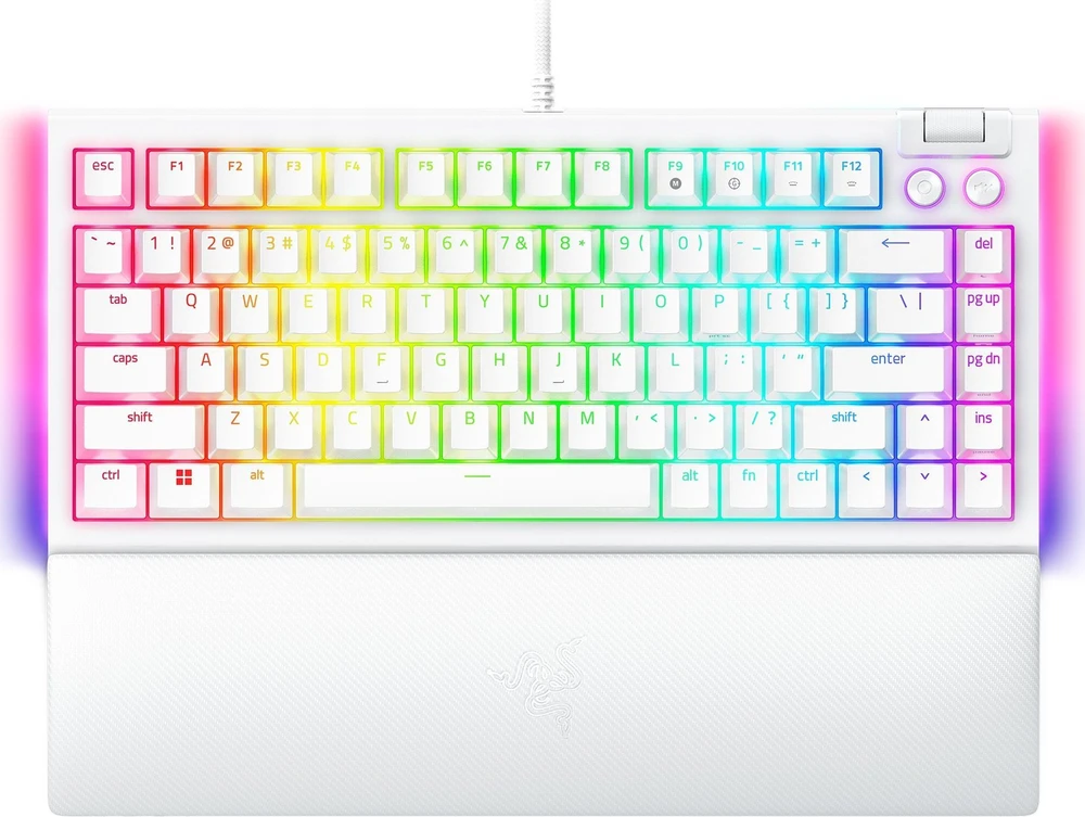 Razer | BlackWidow V4 75% | Klaviatūra žaidimams | su laidu | US | Mechaninė Switches