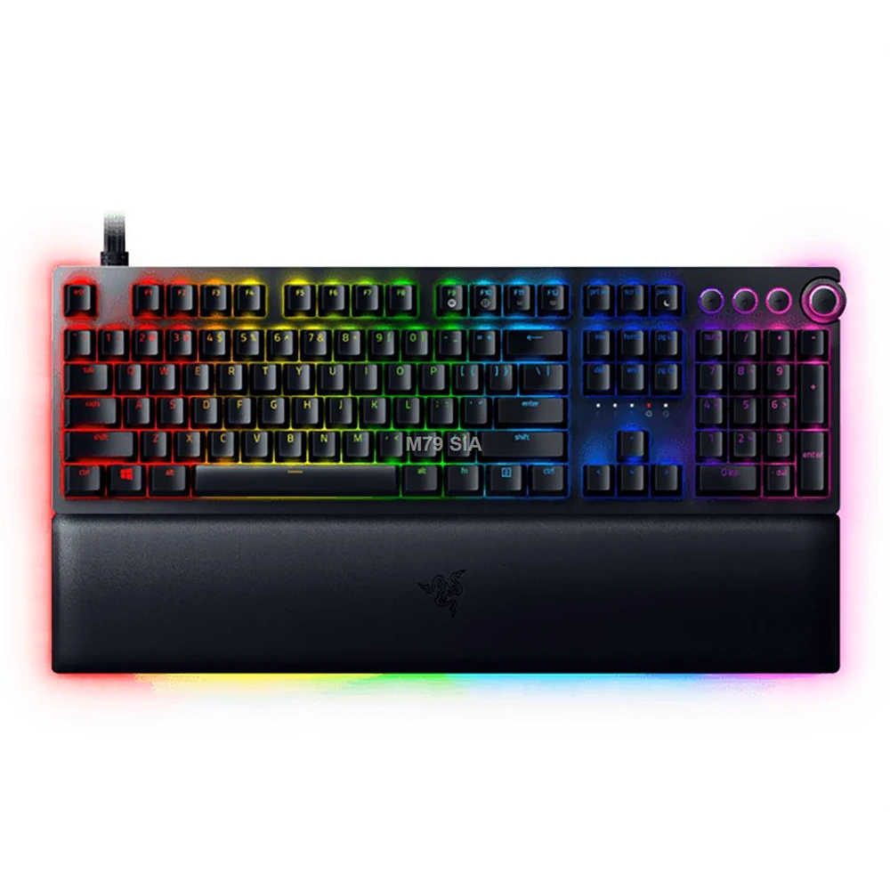 Razer Huntsman V2 TKL Klaviatūra žaidimams RGB LED pašvietimas, Nordic išdėstymas, Clicky Purple Switch