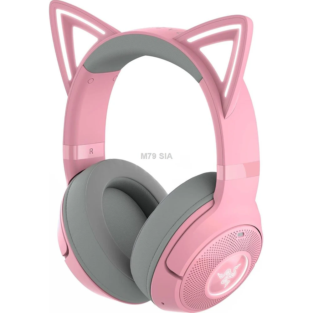 Razer | Ausinės | Kraken V2 Kitty BT | Su mikrofonu | Bluetooth | Quartz