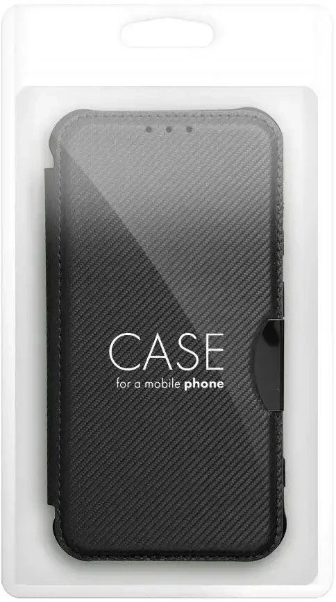 OEM atverčiamas dėklas iPhone 15 Razor Book juodas