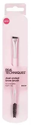 "Real Techniques" dvipusis antakių šepetėlis 1 vnt