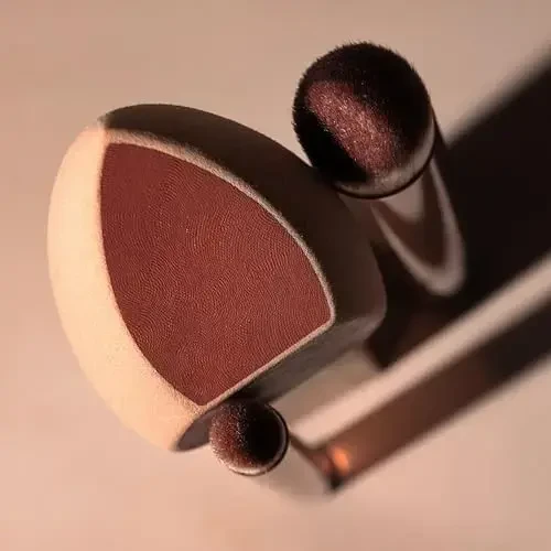Real Techniques Makiažo kempinėlė ir šepetėliai 3 vnt.