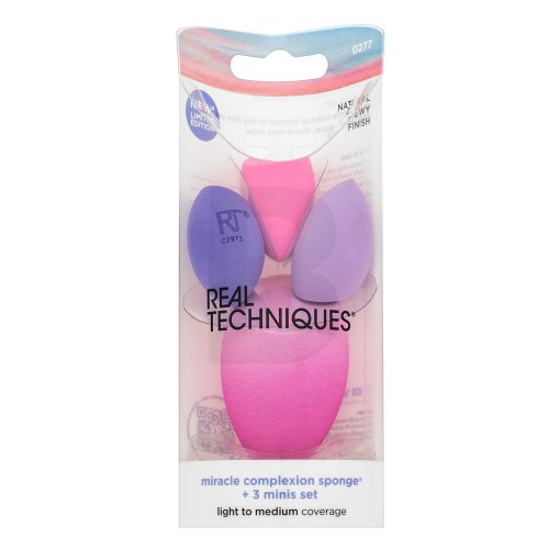 „Real Techniques“ stebuklingoji veido kempinėlė + 3 mini aplikatorių rinkinys
