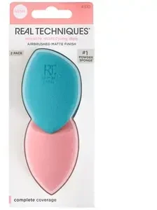 „Real Techniques Miracle Mattifying Sponge Duo“ makiažo kempinėlių rinkinys, 2 vnt.