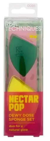 "Real Techniques" "Nectar Pop Dewy Dose" 2 dalių kempinėlių rinkinys