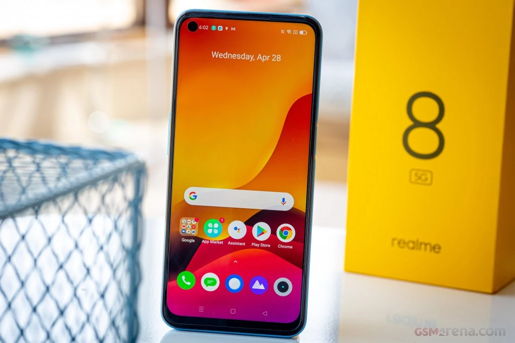 Išmanusis telefonas REALME 8 5G 4/128GB Supersonic Blue
