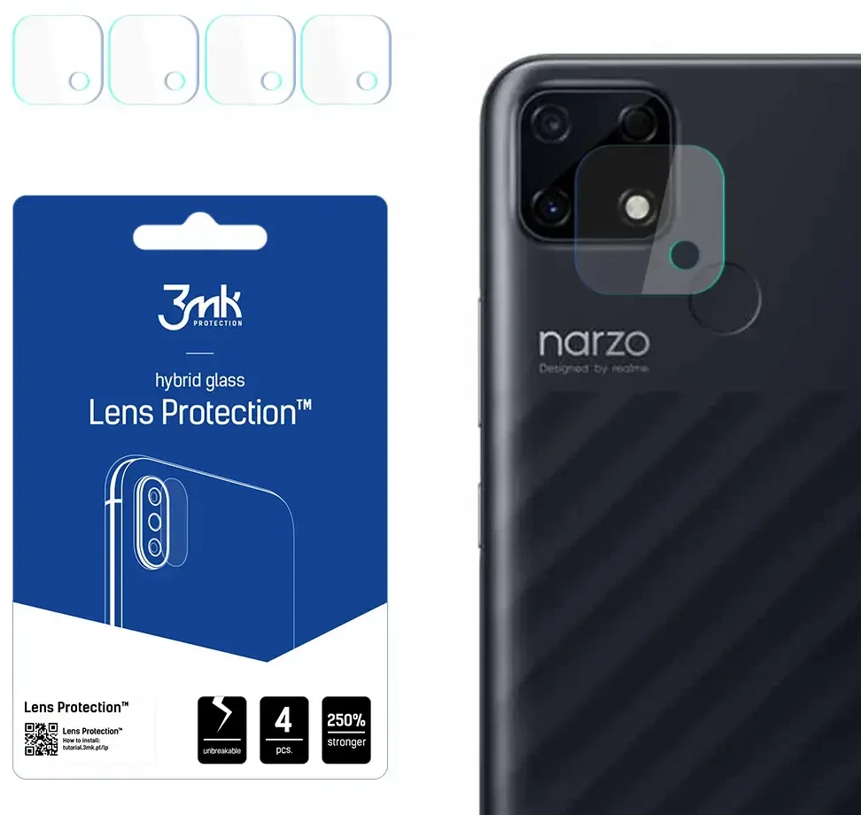 Realme Narzo 30A – 3mk objektyvo apsauga