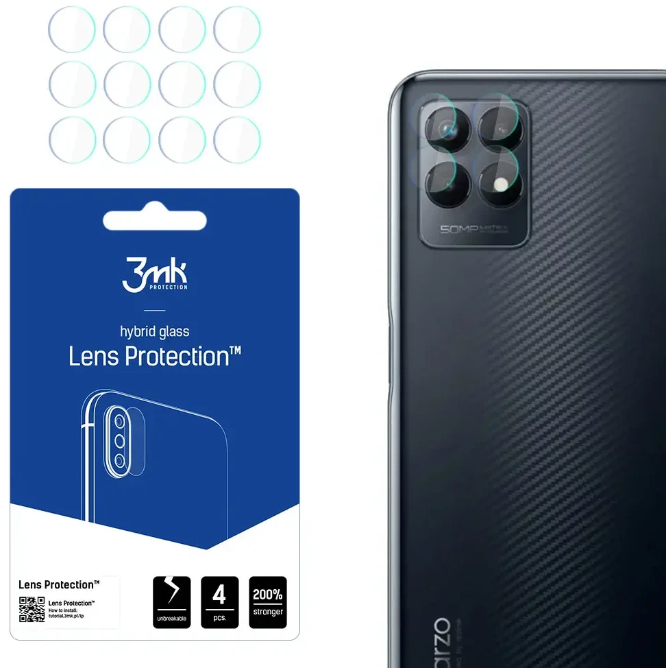 Realme Narzo 50 - 3mk objektyvo apsauga