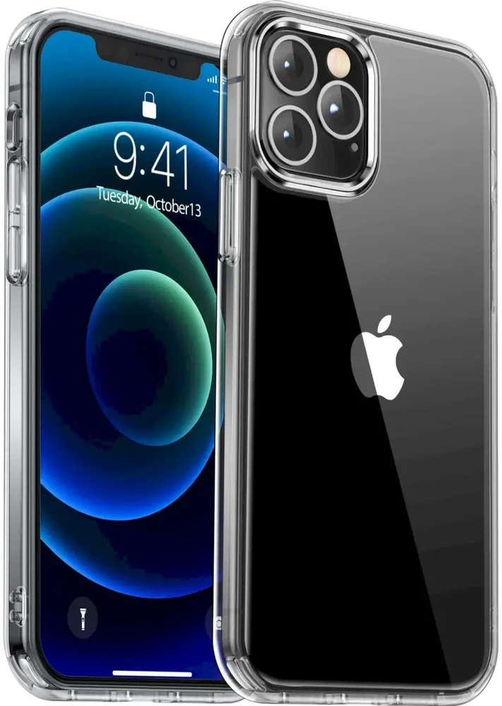 Reals Case ultra 1 mm apsauginis silikoninis dėklas skirtas Apple iPhone 12 Pro Max skaidrus
