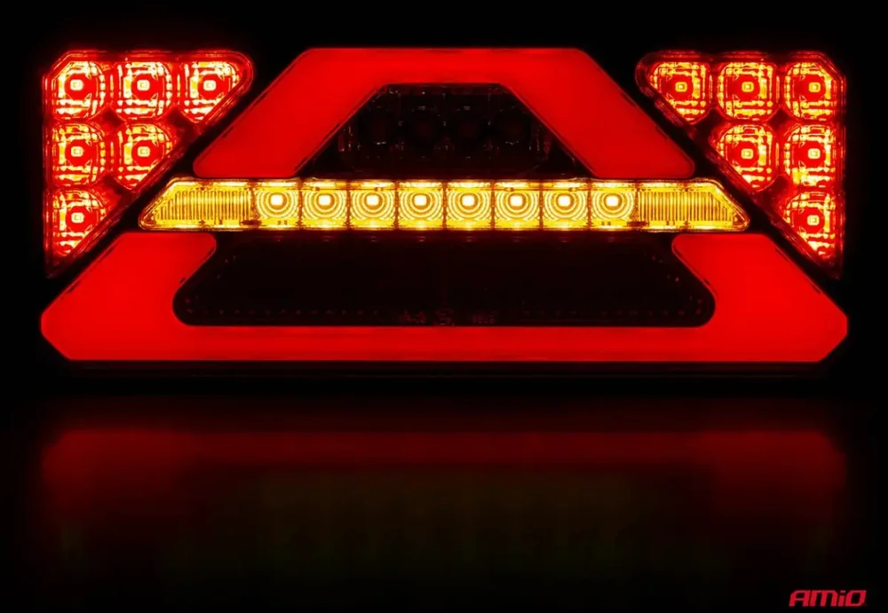 LED Kombinuota galinė lempa AMiO RCL-02-L dynamic, kairė