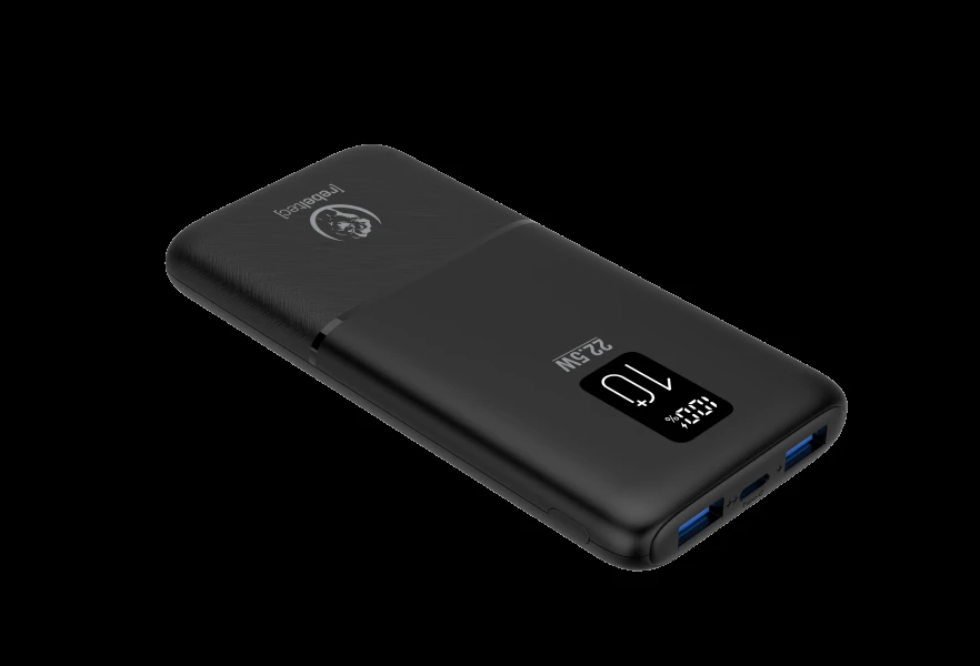 "Rebeltec" powerbank P10 22,5W 10000mAh juodas