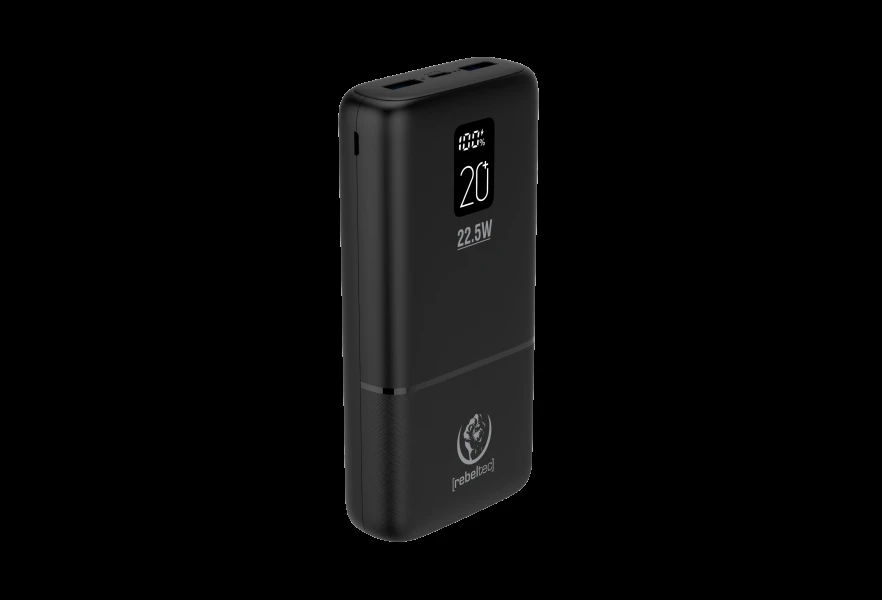 "Rebeltec" powerbank P20 22,5W 20000mAh juodas