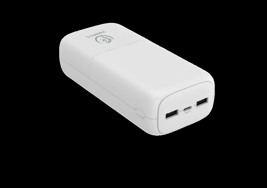 "Rebeltec" powerbank P30 10W 10000mAh baltos spalvos