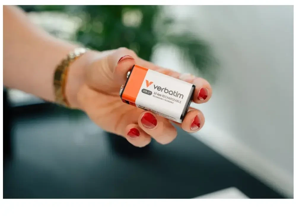 Verbatim Akumuliatorius 9V USB-C Verbatim 1szt 30251