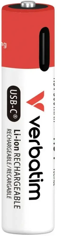 Akumulatory AAA USB-C Verbatim 4vnt. 30250