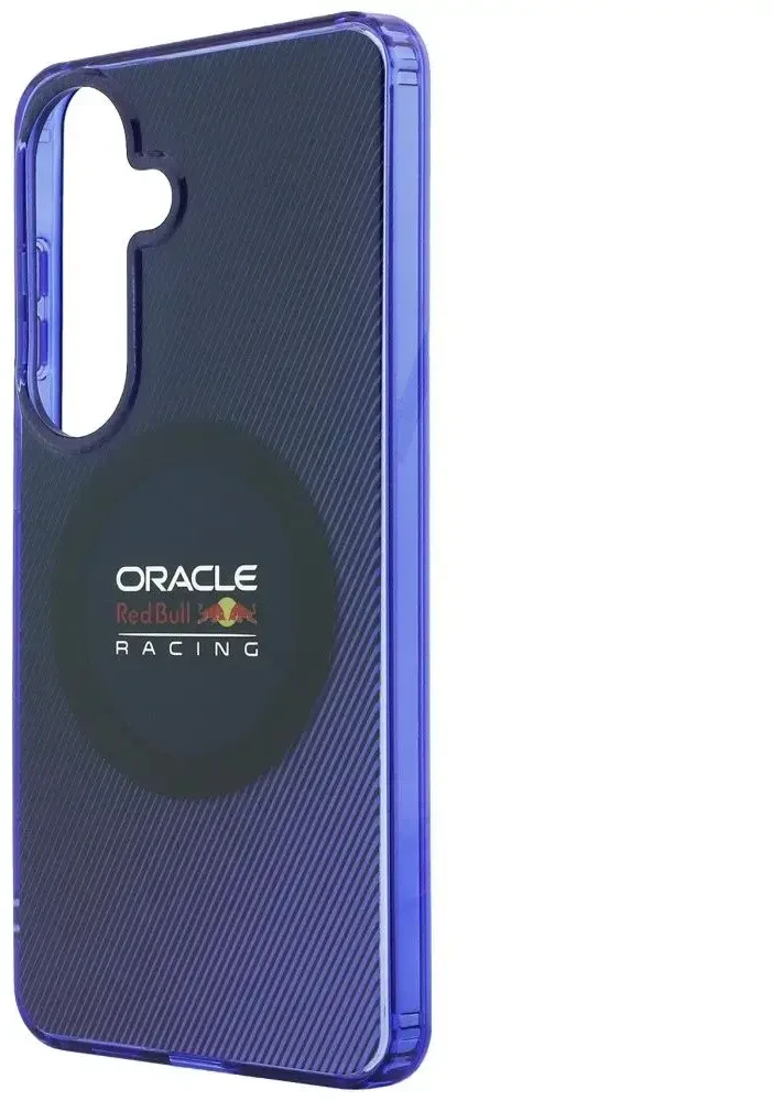 Red Bull Raudona Bull Raudona Bull PC Double Layer Blended Lines Magnetic dėklas skirtas Samsung Galaxy S26 Navy