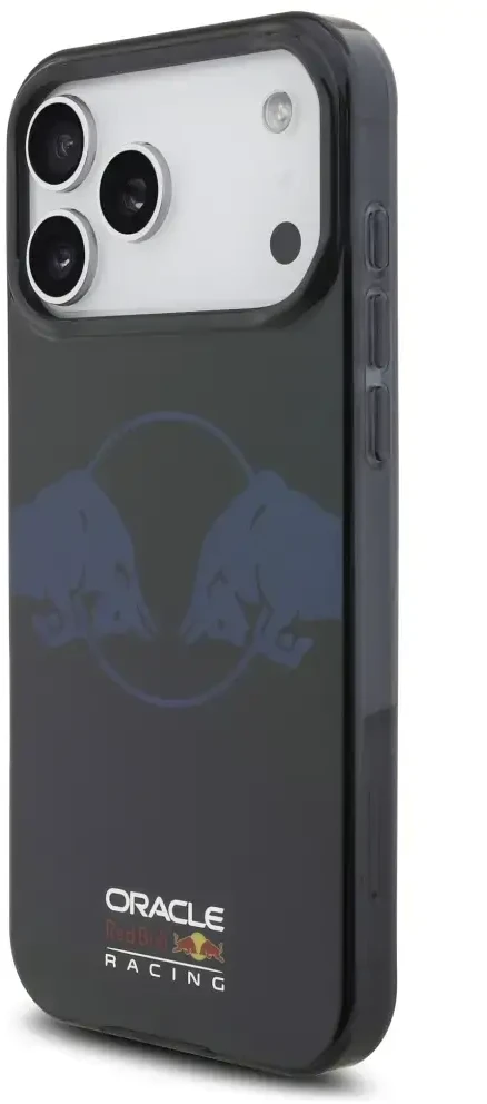 Red Bull Raudona Bull Dėklas Raudona Bull IML skaidrus Two Bulls MagSafe skirtas Apple iPhone 17 Pro Max mėlynos spalvos