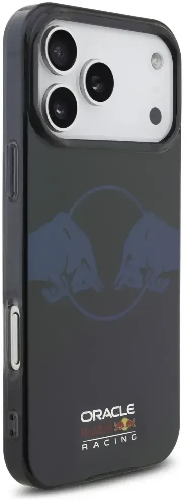 Red Bull Raudona Bull Dėklas Raudona Bull IML skaidrus Two Bulls MagSafe skirtas Apple iPhone 17 Pro Max mėlynos spalvos