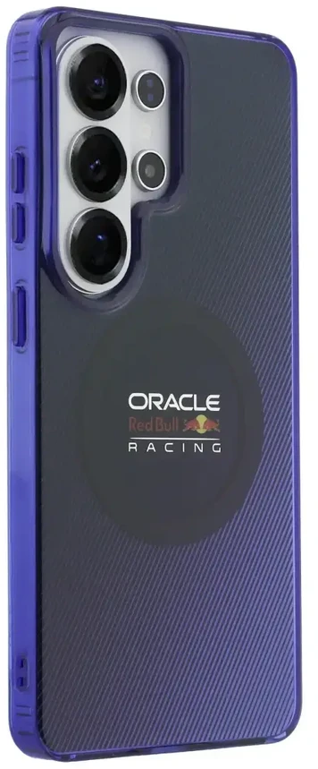 Red Bull „Raudona Bull Raudona Bull PC“ dvigubo sluoksnio, sumaišytų linijų telefono dėklas, skirtas „Samsung Galaxy S26 Ultra“ (S948), tamsiai mėlynas