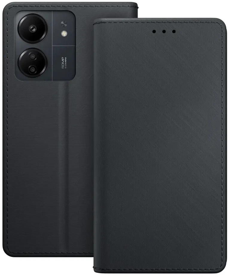 3mk Wallet Xiaomi Redmi 13C/Poco C65 - dėklas telefonui juodos spalvos