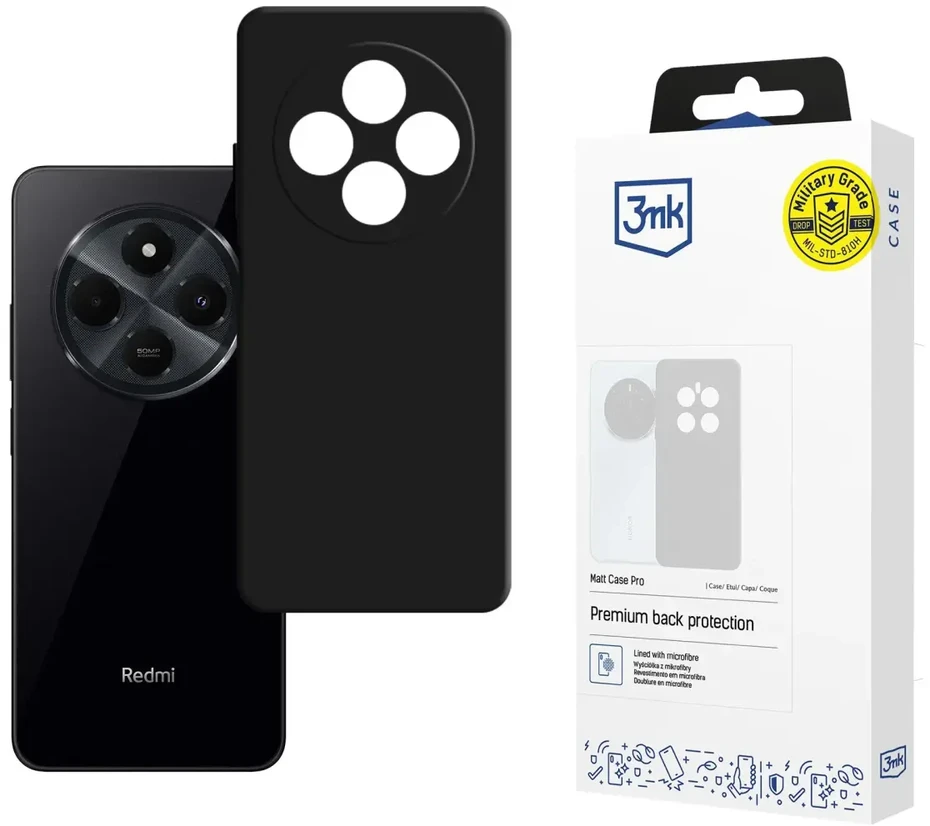 3Mk apsauga „Redmi 14C“ – 3mk matinis dėklas „Pro“
