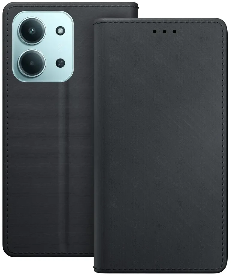 Dėklas 3mk Wallet Case Xiaomi Redmi 15C 4G/5G/Poco C85 4G/5G juodas