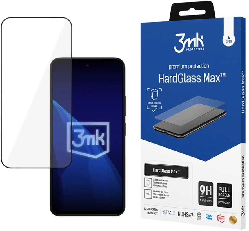 3Mk Protection Redmi Note 15 4G/5G - 3mk HardGlass Max Juodas